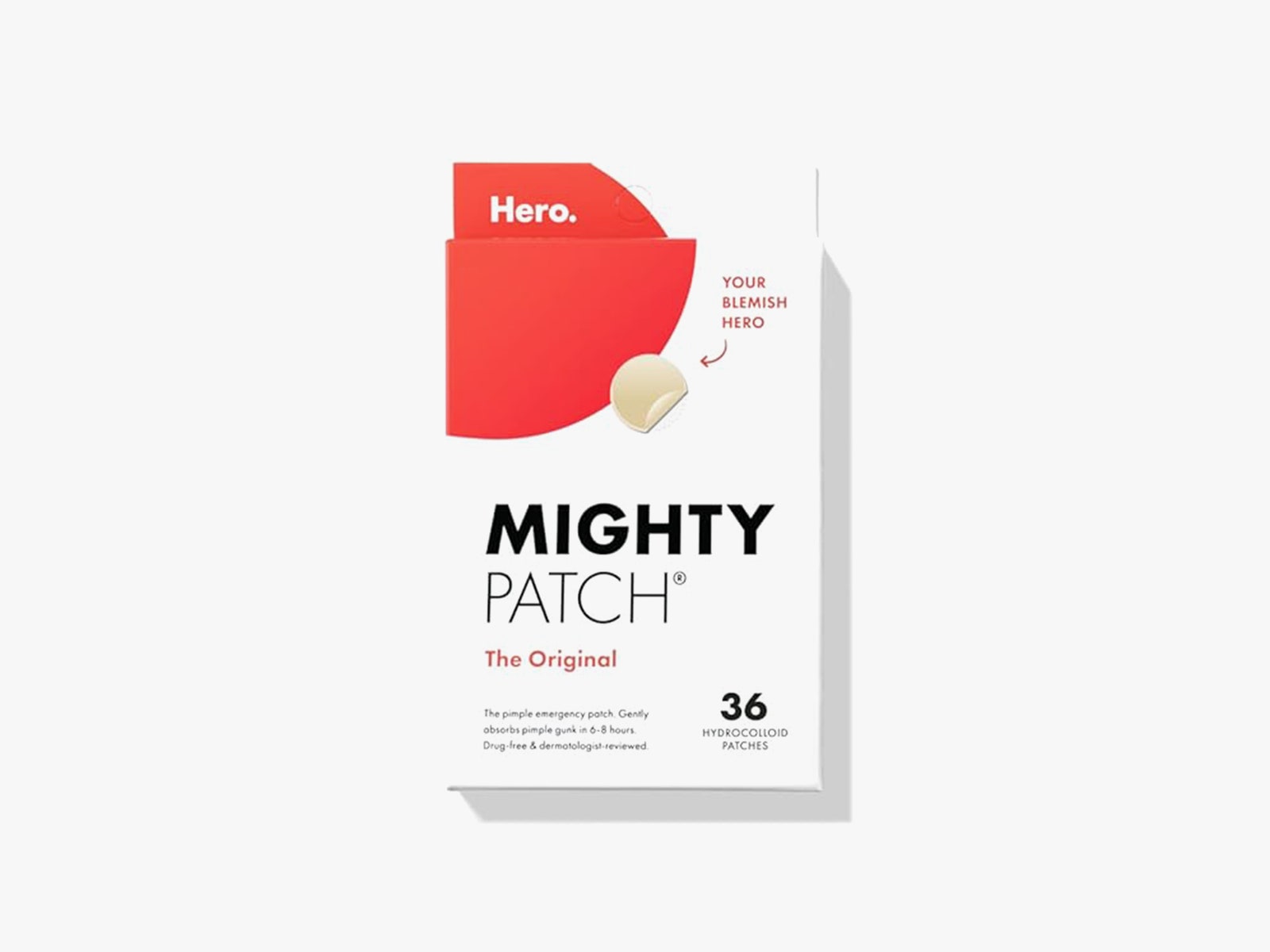 Hero Cosmetics Mighty Patch Original Patch in white and red packaging