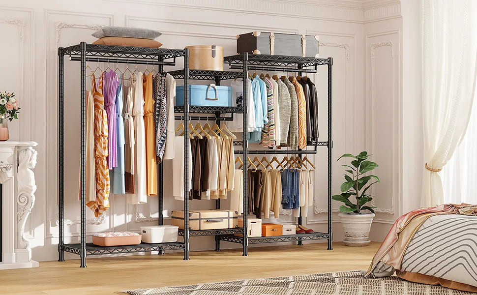 Raybee Garments Hanging Rack – Your Final All-in One Storage Solutio – Reibii Raybee Garments Hanging Rack – Your Final All-in One Storage Solutio – Reibii