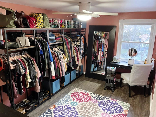 freestanding clothing rack